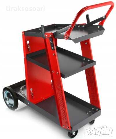 Количка за заваръчни апарати MAR-POL M6610, 60 кг, снимка 4 - Други инструменти - 43897624