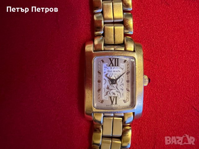 PIERRE BALMAIN 3010L SWISS MADE SAPHIRE CRYSTAL water resistant 3ATM НОВ! ОРИГИНАЛ! ПОЗЛАТЕН!, снимка 1 - Дамски - 39954207