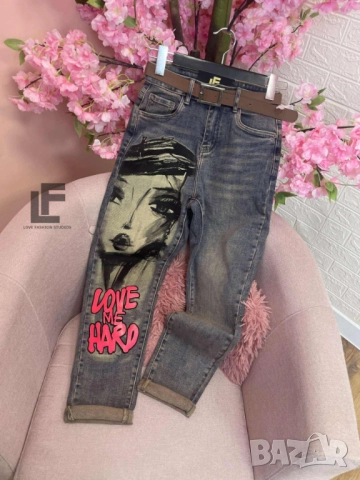 Дънки LFS Unique Purple 9952 , снимка 4 - Дънки - 52013536