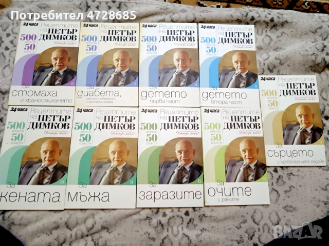 Рецептите на Петър Димков – книги от 4 до 14, снимка 2 - Специализирана литература - 53421118