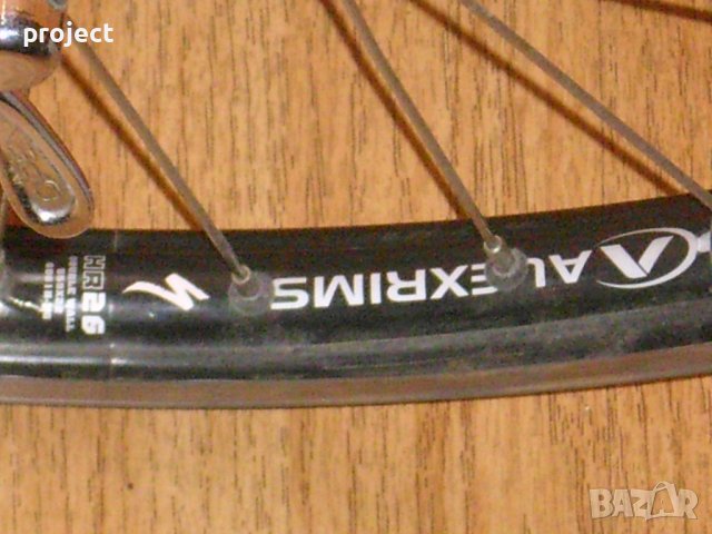 Alexrims SPECIALIZED USA Двустеннa предна алуминиевa аеро каплa 26" QR,Перфектнa, снимка 9 - Части за велосипеди - 40298203