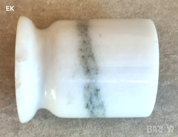 Мраморен пепелник с етикет + мраморна вазичка (свещник), снимка 8 - Декорация за дома - 49414072