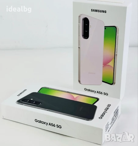 НОВ! Samsung Galaxy A56 5G 256GB 12RAM Grey / Olive 2г. Гаранция!, снимка 2 - Samsung - 50972966