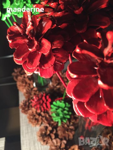 LOVE MANDARINE 🍊 Ръчна изработка ⚒️ Декорация 🌲 Подарък 🎁 Цветя 💐, снимка 9 - Декорация за дома - 35077044