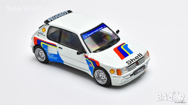 Peugeot 205 GTi Dimma Rally Tribute '1992 - Solido - 1/43, снимка 3 - Колекции - 52669350
