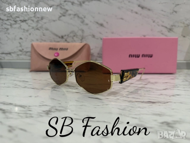 Miu Miu очила с лого в кутия на марката, снимка 7 - Слънчеви и диоптрични очила - 53565798