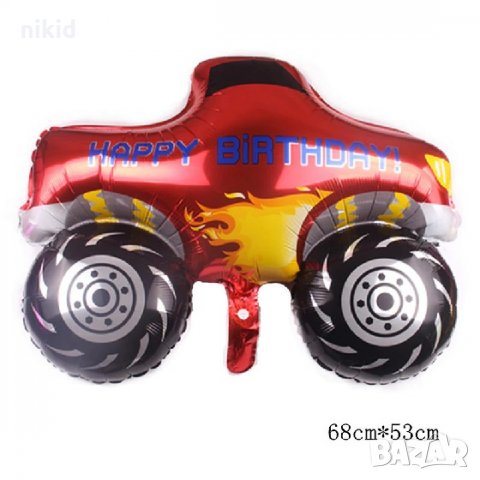 Колата на Пламъчко Blaze фолио фолиев голям балон хелий или въздух рожден ден парти