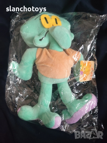 Голям Спондж Боб, около 45\45,г-н Рак30/35, сепия-28см и планктон-30см, снимка 5 - Плюшени играчки - 36392371