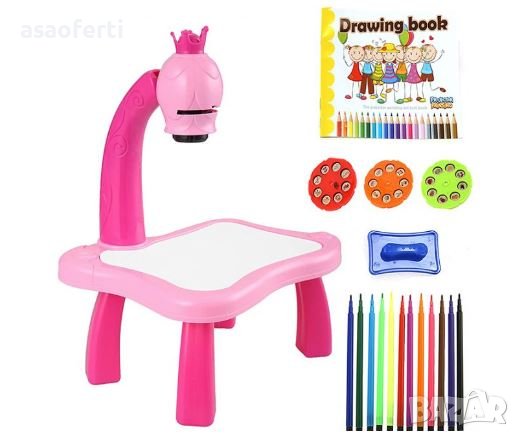 Дъска за рисуване и проектор 2 в 1, снимка 9 - Рисуване и оцветяване - 39725146