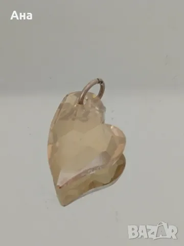 Сребърна висулка с камък , снимка 1