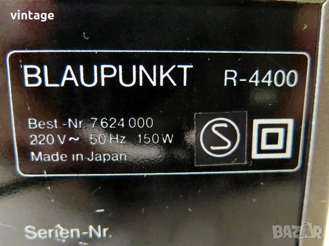 Blaupunkt R-4400, снимка 9 - Ресийвъри, усилватели, смесителни пултове - 33572836