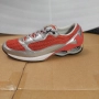 сникърси NIB ARMANI SPORT SILVER LEATHER RED MESH LACE UP INFINITYномер 42 , снимка 13