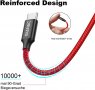 GIANAC USB C кабел, найлоновa oплетка, кабел за бързо зареждане​, снимка 4