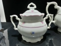 Стар български порцелан чайник заханица латиера , снимка 3