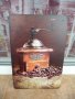 Метална табела кафемелачка дървена ретро кафе мляно зърна, снимка 1 - Декорация за дома - 43106346