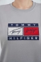 Tommy Hilfiger Памучна Сива Дамска Блуза, снимка 3