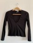 Черна дамска блуза, снимка 1 - Блузи с дълъг ръкав и пуловери - 26680716