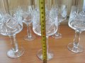 Кристални чаши , снимка 1 - Антикварни и старинни предмети - 44025431