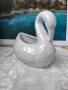 Фигурка на лебед -кашпа, снимка 3