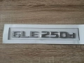 сребрист надпис Mercedes Benz GLE 250d, снимка 2