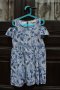 Лятна ленена рокля в синьо LC Waikiki / размер 128-134/8-9г.