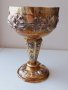 Стара сребърна немска чаша(бокал) с позлата,ръчно кована, снимка 1 - Антикварни и старинни предмети - 43758624