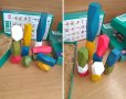Ново! 12бр. високи дървени камъни Монтесори за игра или декорация, снимка 6