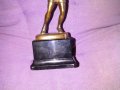 Спортна скулптурка месинг винтидж маде ин Италия, снимка 3