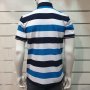 Нова мъжка моряшка блуза тип Lacoste, райе, копчета, пике, снимка 6