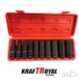 Комплект ударни вложки KRAFTROYAL, 10 броя, 1/2, 13 – 26 мм, снимка 2