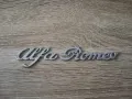 Alfa Romeo Алфа Ромео сребрист надпис, снимка 1