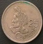 25 центаво 1995, Гватемала
