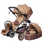 БЕЗПЛАТНА ДОСТАВКА Нова комбинирана бебешка количка 3в1, детска количка с три коша, снимка 4