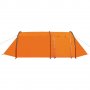 Къмпинг палатка за 4 души, сиво и оранжево, снимка 3