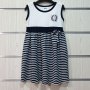 Нова детска моряшка рокличка с висока талия, 12-18 месеца, снимка 2
