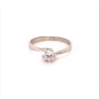 Златен дамски пръстен 1,74гр. размер:54 14кр. проба:585 модел:16517-5, снимка 1 - Пръстени - 40768823