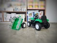 ТОП ЦЕНА!НОВО!Детски акумулаторен трактор с ремарке Dallas GREEN с 12V батерия,дистанционно,USB, снимка 7