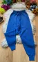Син екип/комплект плетиво с череши, снимка 3