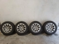 Продавам 4бр алуминиеви джанти със зимни гуми, снимка 1