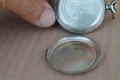Швейцарски сребърен джобен часовник , снимка 7