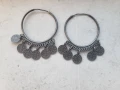 Сребърни винтидж обеци, снимка 1