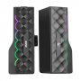 Speakers Тонколони за компютър, лаптоп и др. 2.0 Marvo SG-280 Черни RGB Подсветка, снимка 2