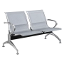 икономична 4-местна метална пейка за чакалня,за коридор,за рецепция, снимка 3