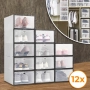 12 x  кутии за съхранение SHOEZY – повече ред, повече място, нулев хаос, снимка 7
