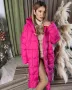 Розово дамско дълго зимно яке , снимка 2