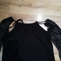Ефектна дамска блуза, снимка 2 - Блузи с дълъг ръкав и пуловери - 27305654