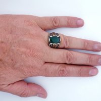 Мъжки сребърни пръстени, снимка 7 - Пръстени - 26853662