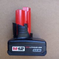 Мilwaukee 12v М12 3.0ah батерия оригинална, снимка 2 - Други инструменти - 43675032