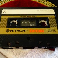 Hitachi EX-C60 аудиокасета с гръцка и сръбска музика. , снимка 3 - Аудио касети - 43037307