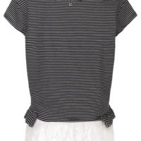 Twinset
Дамска блуза с къс ръкав и дантела
Универсален размер
, снимка 4 - Тениски - 43143845